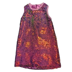 Lola The Boys Kids Flip Sequin Shift Dress Size 8